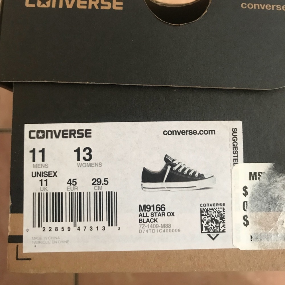 Classic All Star Black Chuck Taylors Converse